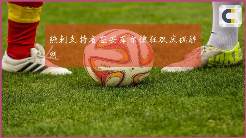 热刺支持者在安菲尔德狂欢庆祝胜利